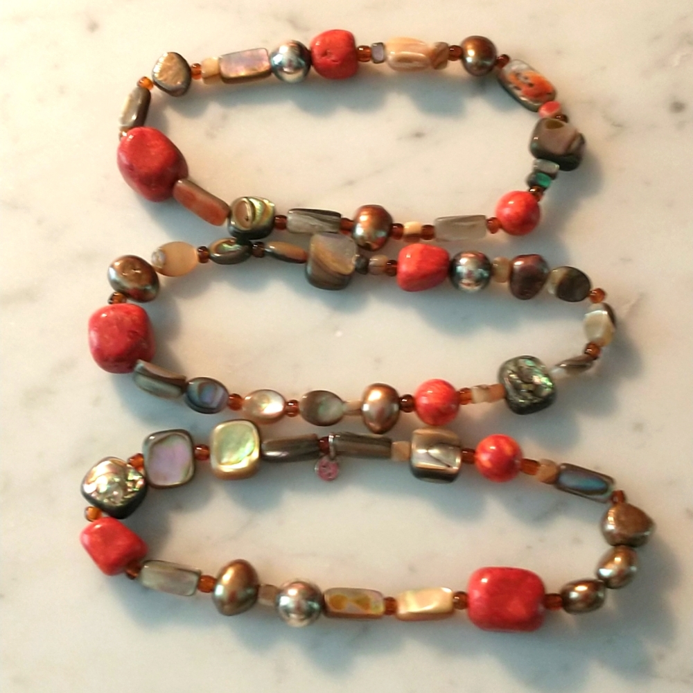 Silpada  B1695 Tuscan Sun Stretch Bracelets - Set Of 3